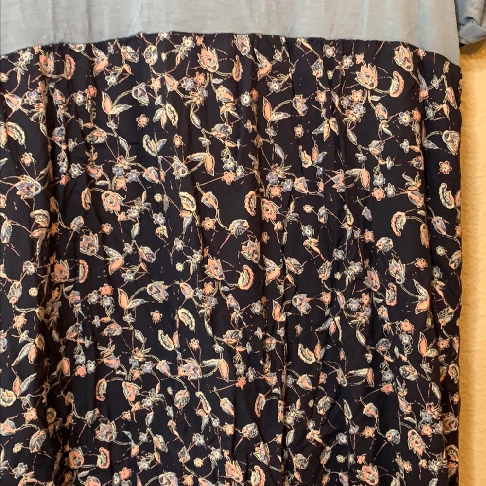 Girl’s Roxy Girl Tee Shirt Dress with Rayon Skirt - Picture 7 of 8